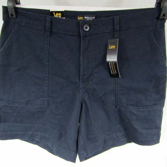 Women's | Lee | Regular Fit | Mid Rise | Utility Short | Blue | Medium | NWT - Picture 3 of 5